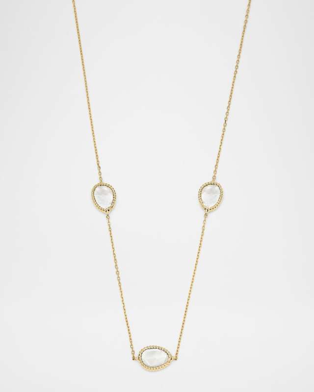Nina Mariner 18K Yellow Gold Necklace with Mother-Of-Pearl